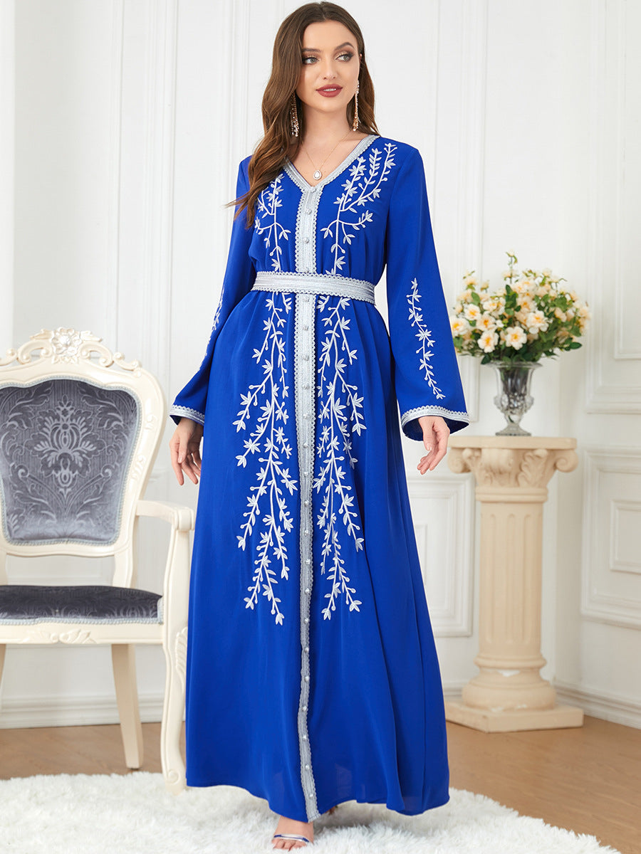 Get trendy with Royal Binta Kaftan - Dresses available at Voilee NY. Grab yours for $89.90 today!