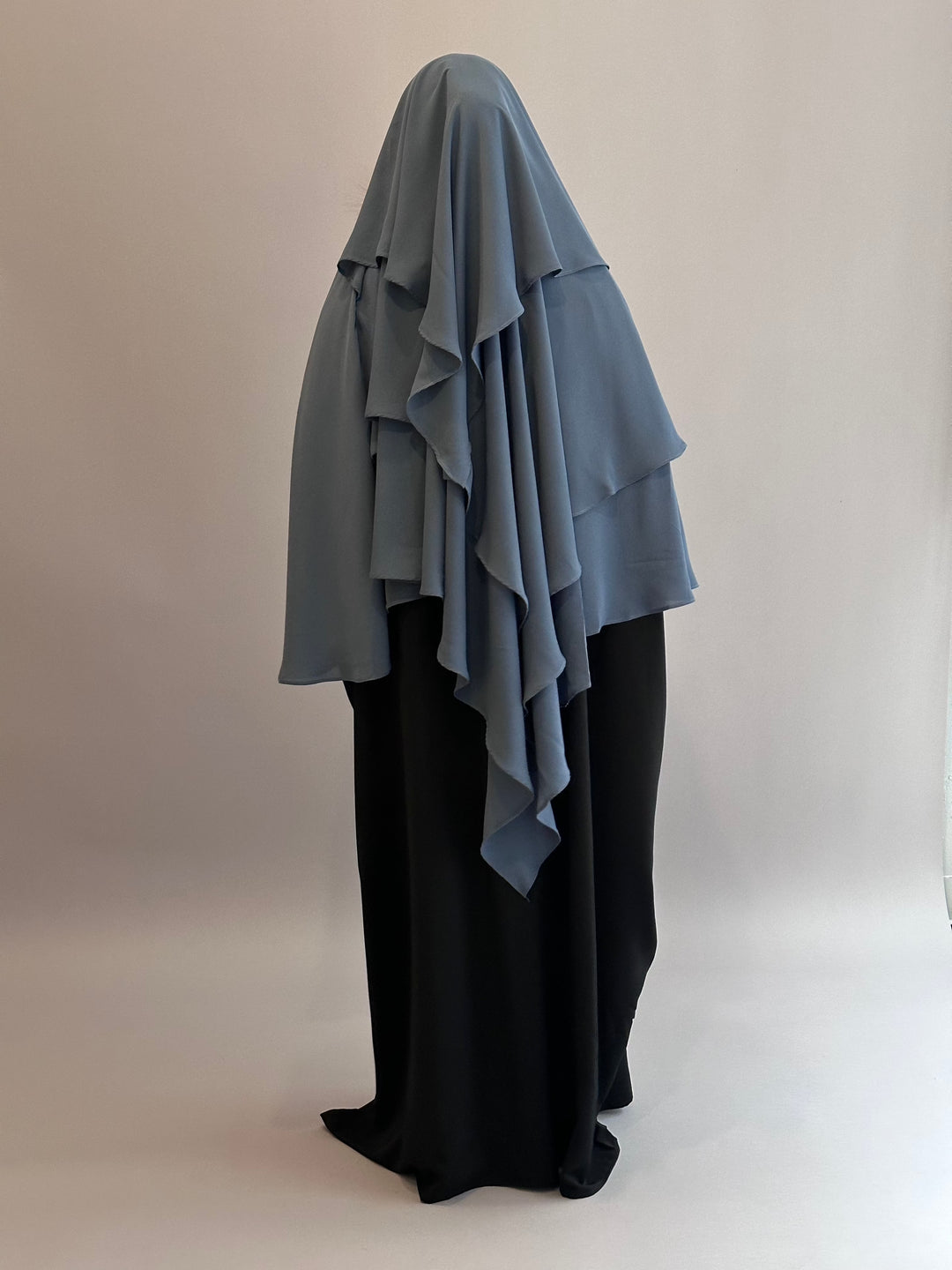 Get trendy with 3-layer Khimar - Lake -  available at Voilee NY. Grab yours for $39.99 today!