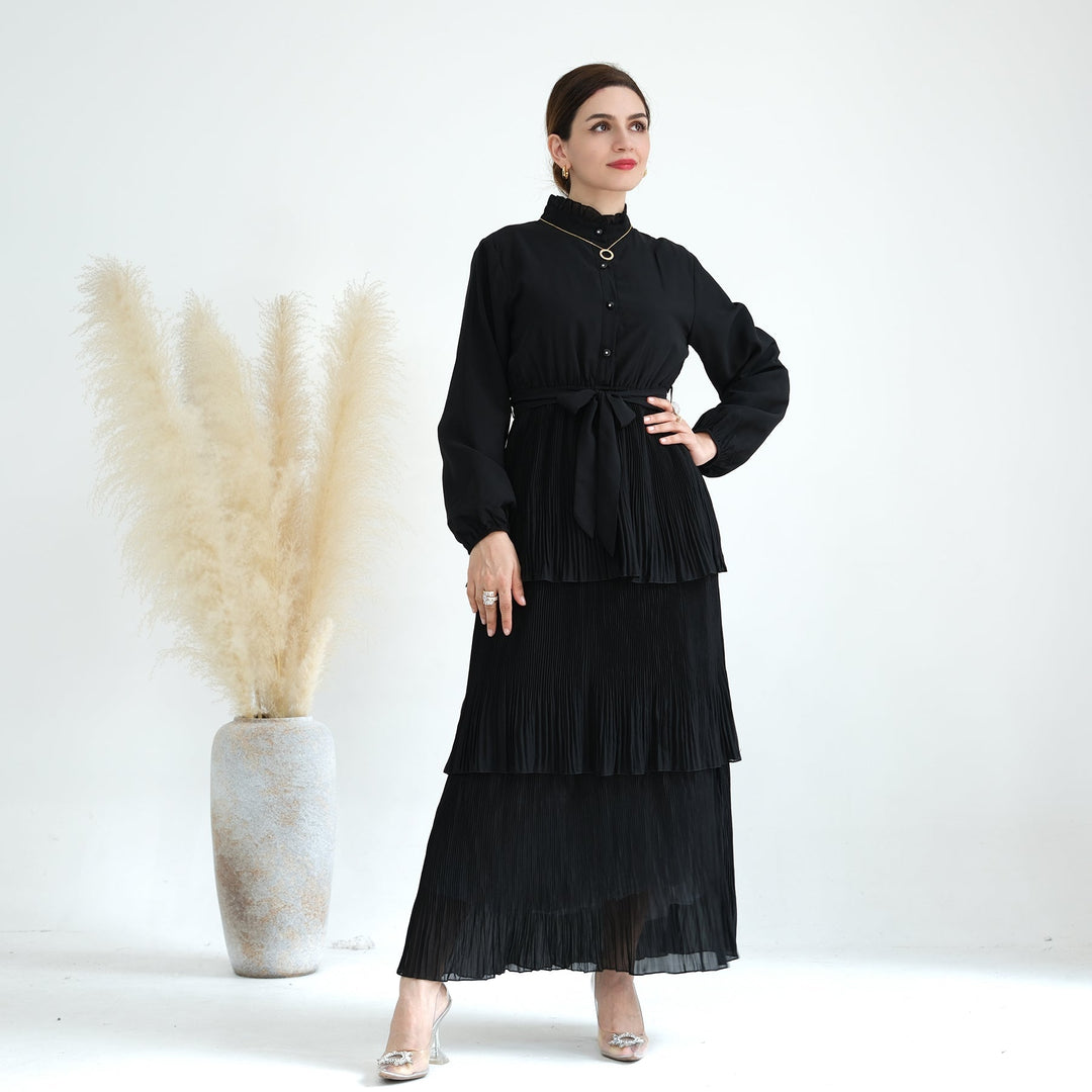 Get trendy with Fleur Maxi Dress - Black - Dresses available at Voilee NY. Grab yours for $69.99 today!