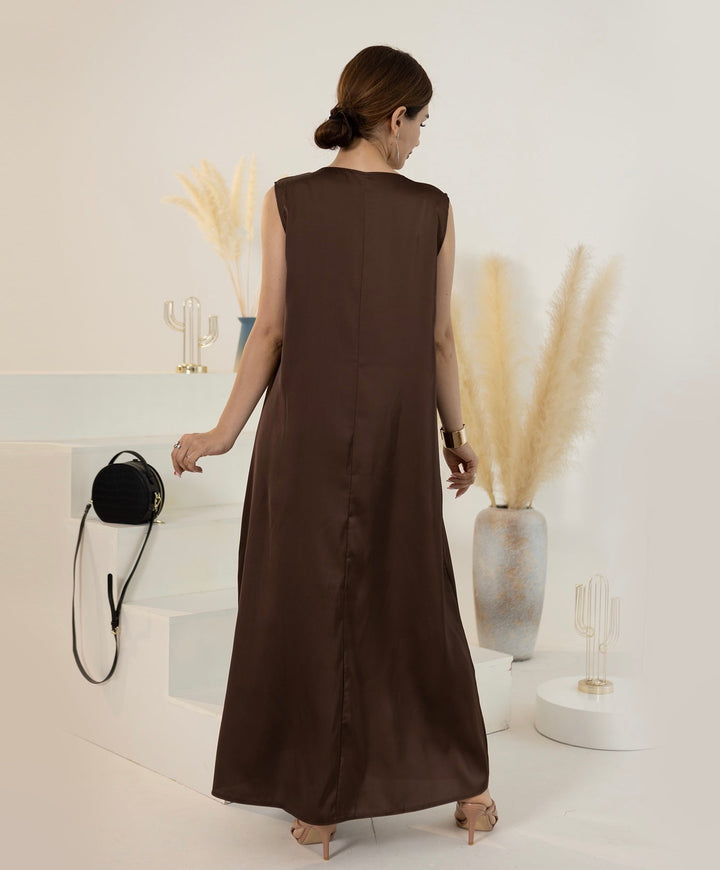 Get trendy with Lola  3-piece Set - Chocolate - Dresses available at Voilee NY. Grab yours for $110 today!