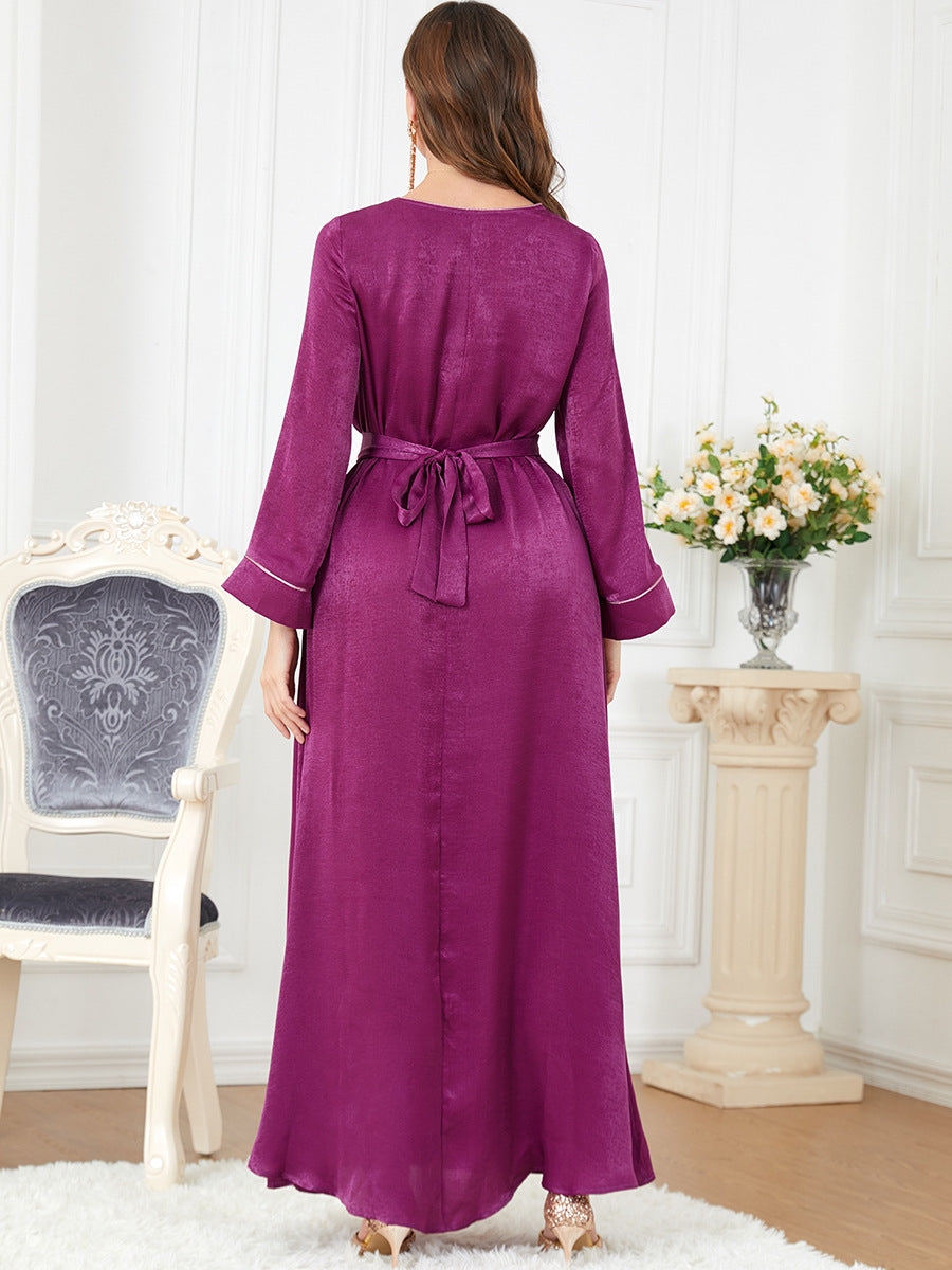 Get trendy with Criselda  Magenta Velvet Maxi Dress - Limited - Dresses available at Voilee NY. Grab yours for $74.90 today!