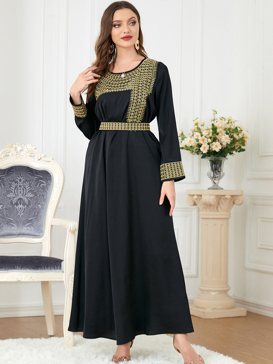 Get trendy with Farah Kaftan - Black - Dresses available at Voilee NY. Grab yours for $120 today!