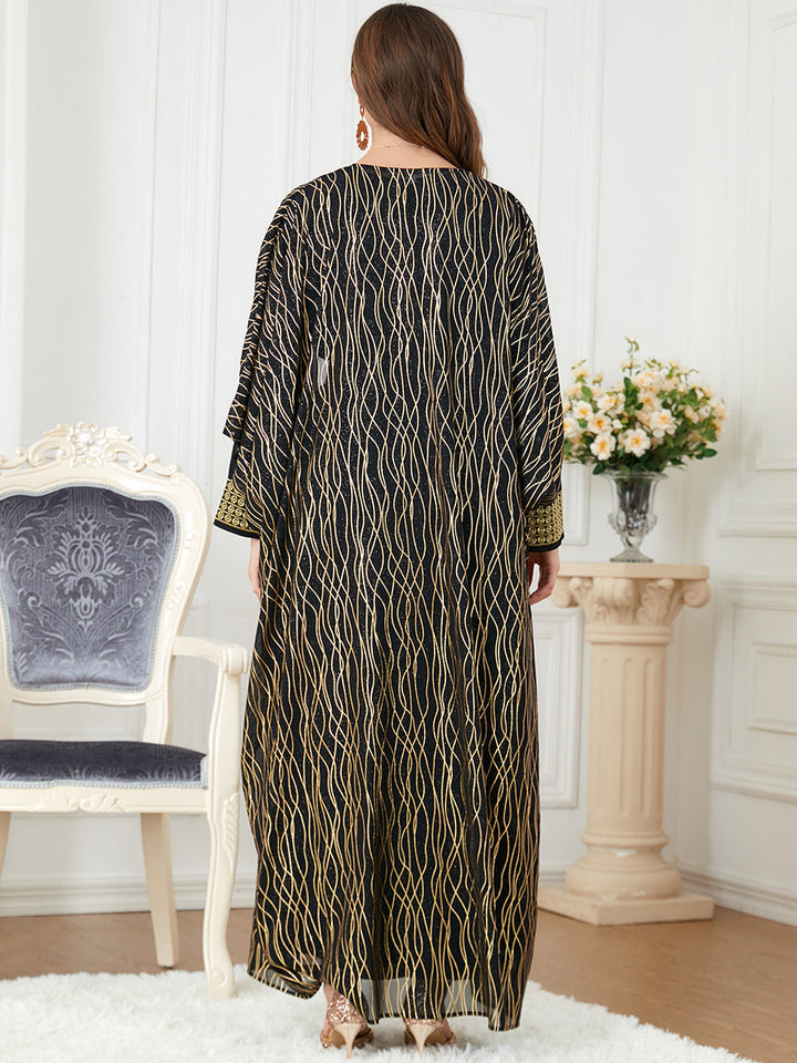 Get trendy with Farah Kaftan - Black - Dresses available at Voilee NY. Grab yours for $120 today!