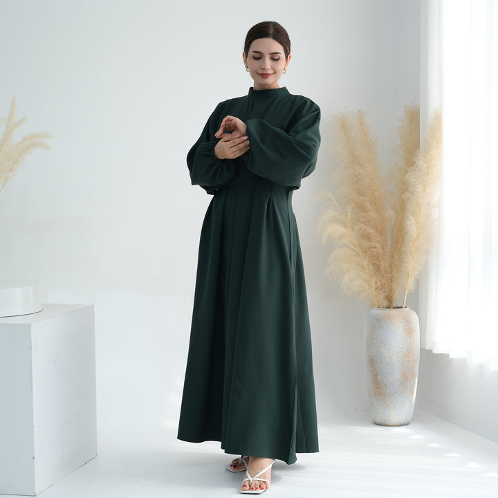 Madison Long Sleeve Maxi Dress - Green