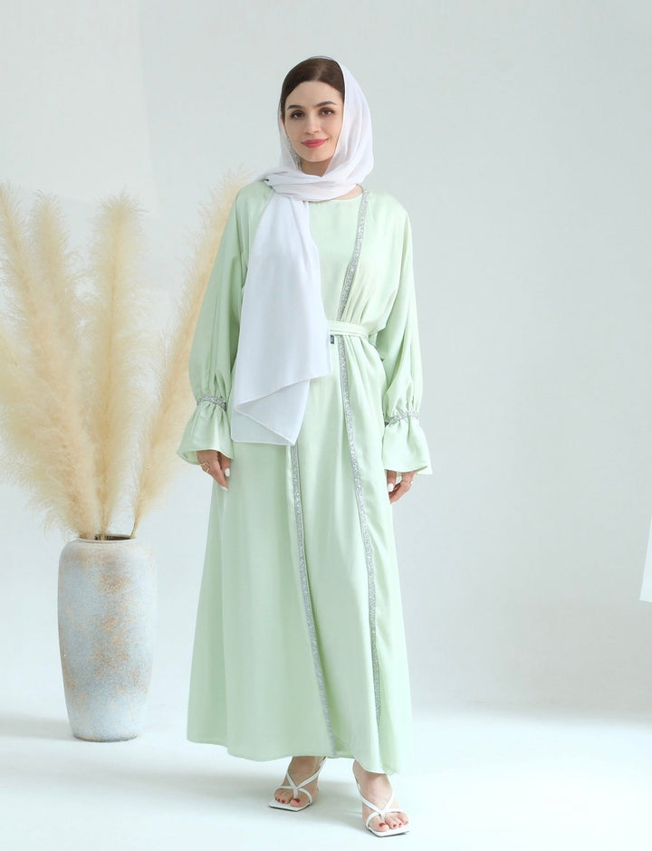 Get trendy with Aria2 Matching 3-piece Set - Mint - Dresses available at Voilee NY. Grab yours for $110 today!