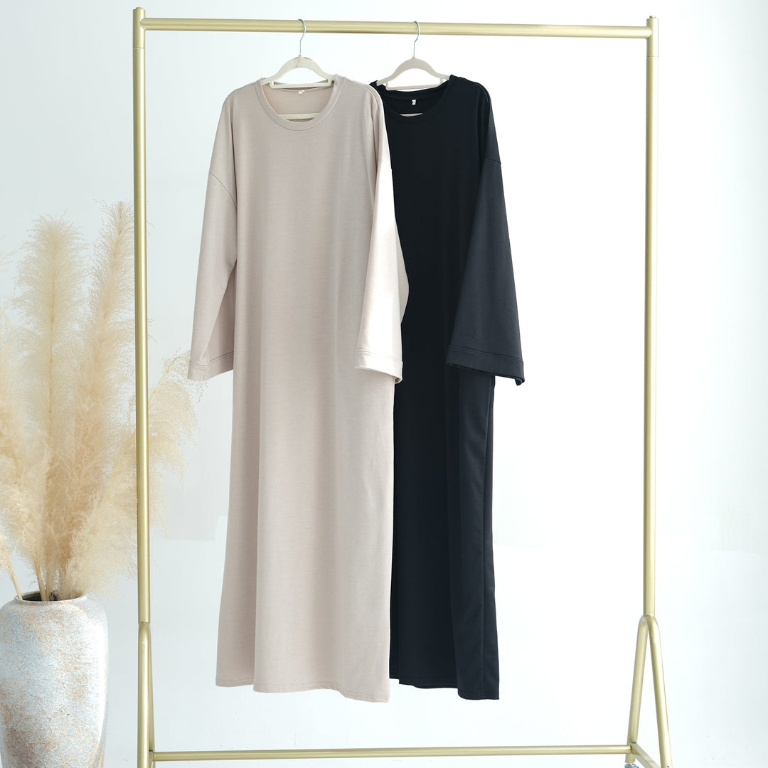 Get trendy with Ava Knit Maxi Dress - Black - Dresses available at Voilee NY. Grab yours for $52.90 today!
