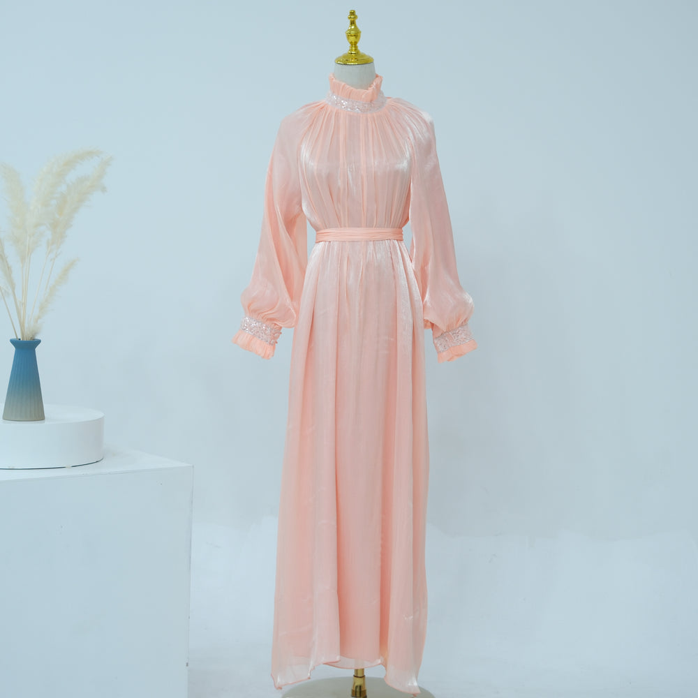 Get trendy with Safardi Maxi Dress - Coral - Dresses available at Voilee NY. Grab yours for $69.90 today!
