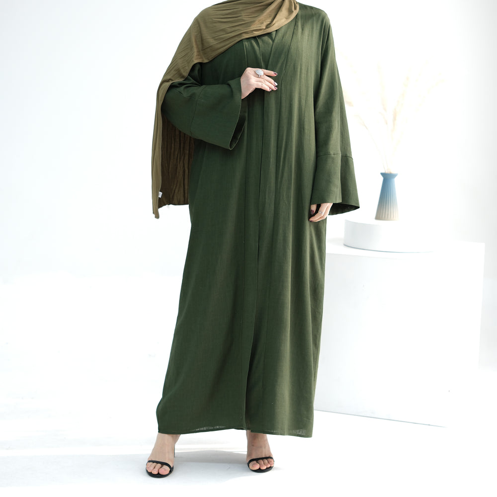Get trendy with Aviella Linen Set - Forest - Dresses available at Voilee NY. Grab yours for $74.90 today!