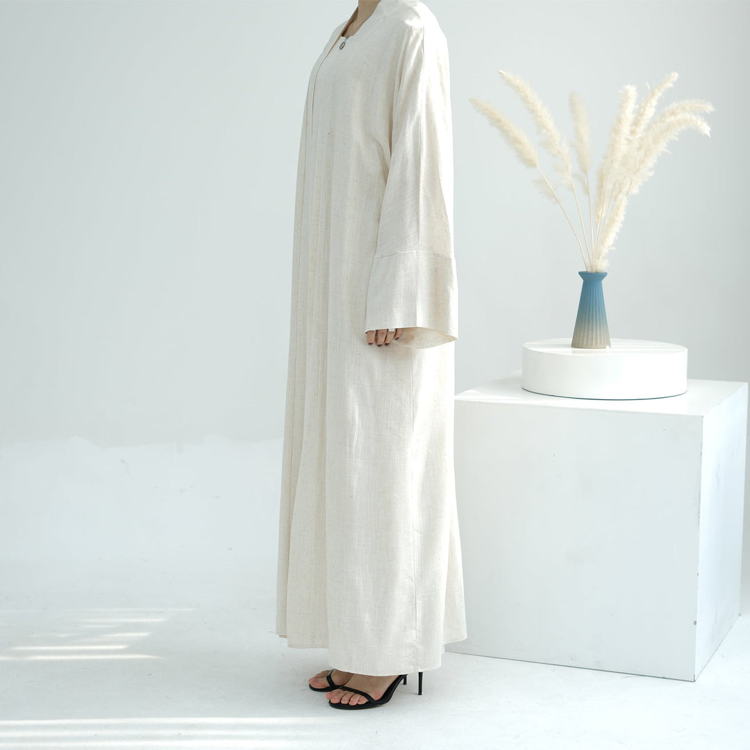 Get trendy with Aviella Linen Set - Sand - Dresses available at Voilee NY. Grab yours for $74.90 today!