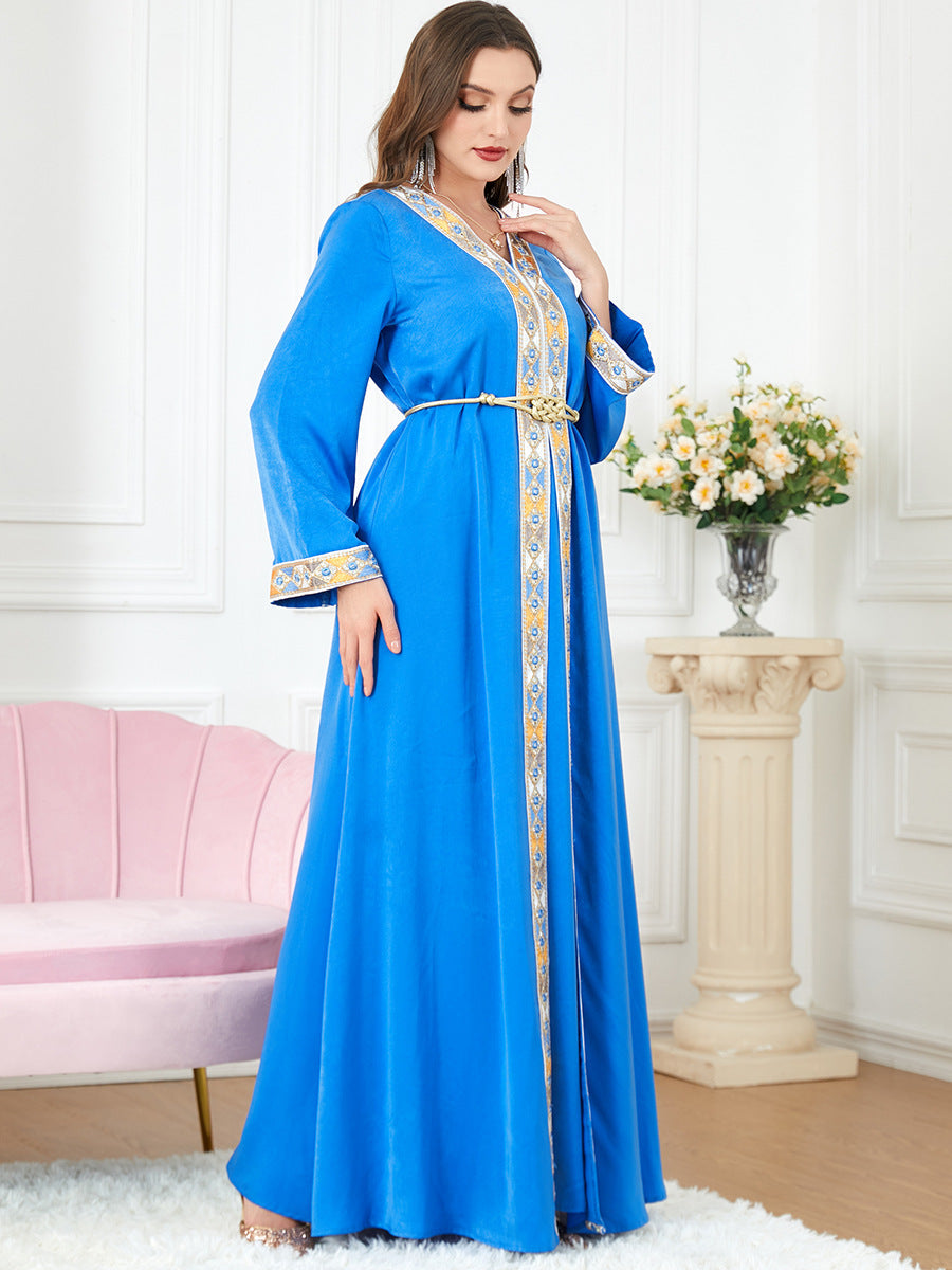 Get trendy with Idalia Kaftan Blue - Limited - Dresses available at Voilee NY. Grab yours for $99.90 today!