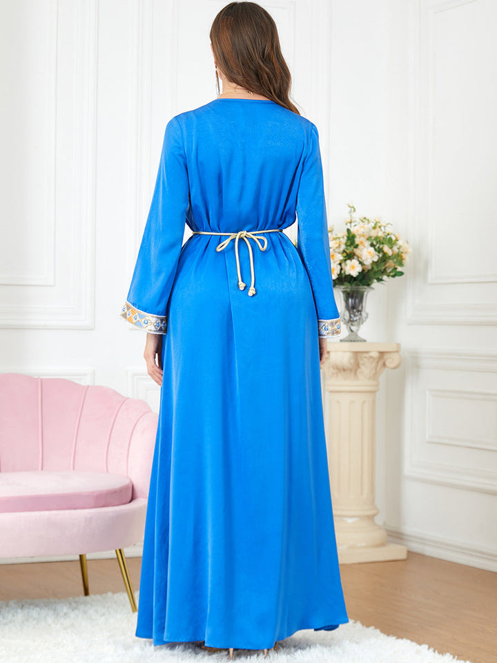 Get trendy with Idalia Kaftan Blue - Limited - Dresses available at Voilee NY. Grab yours for $99.90 today!