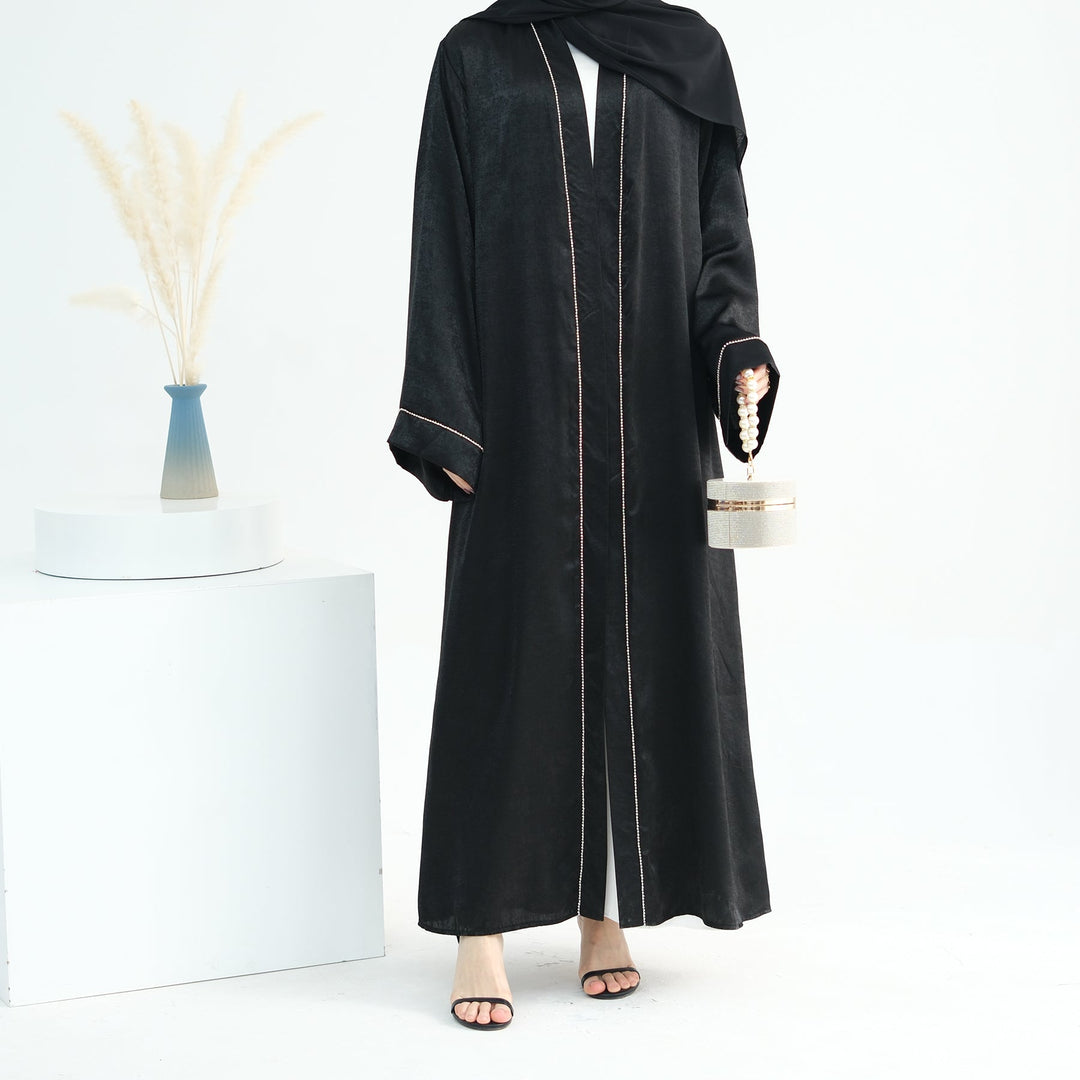 Get trendy with Angie Abaya Set - Black -  available at Voilee NY. Grab yours for $84.90 today!