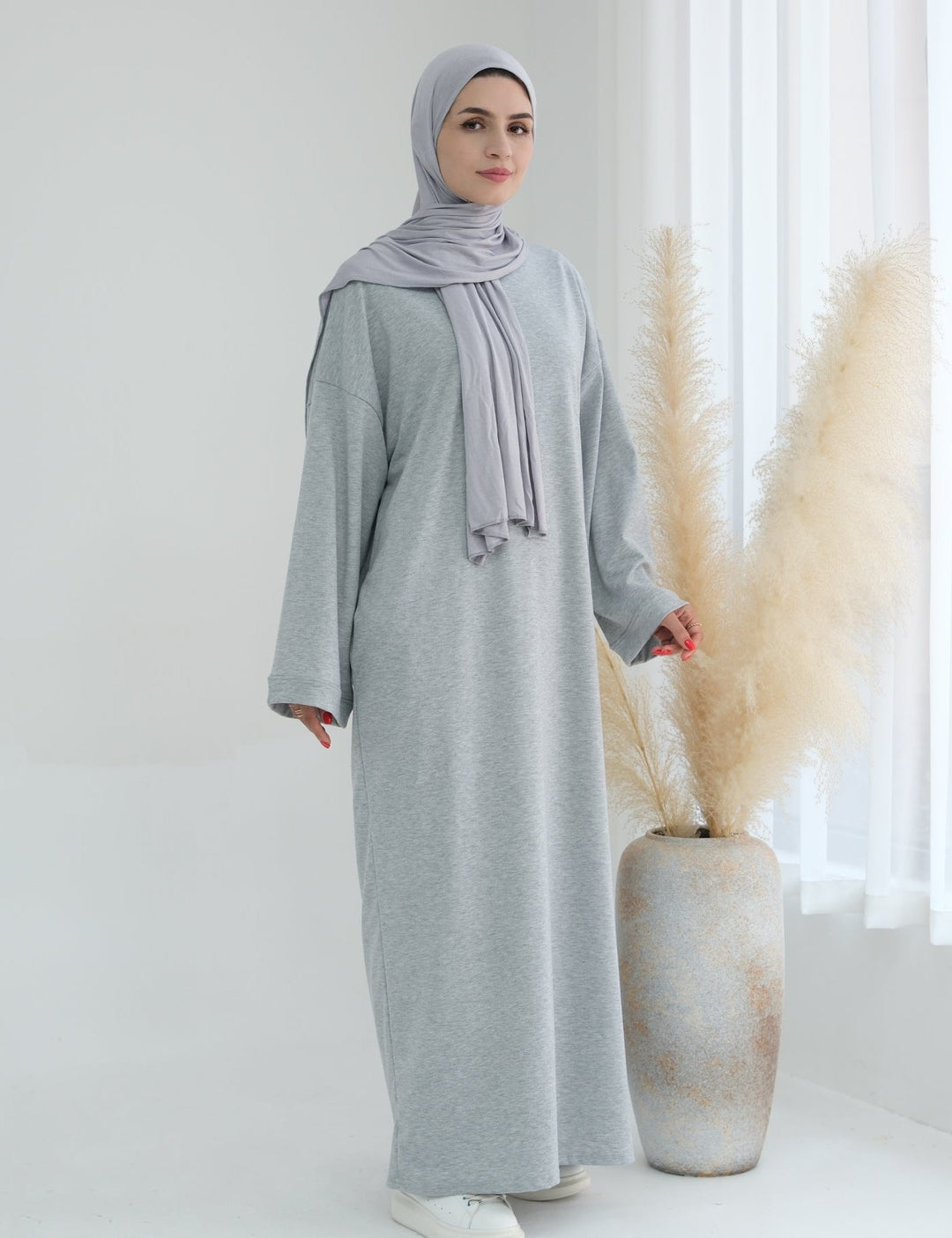 Get trendy with Ava Knit Maxi Dress - Gray - Dresses available at Voilee NY. Grab yours for $52.90 today!