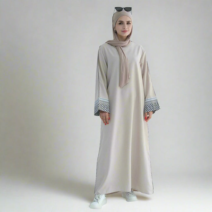 Kufiya Essential Abaya - Beige