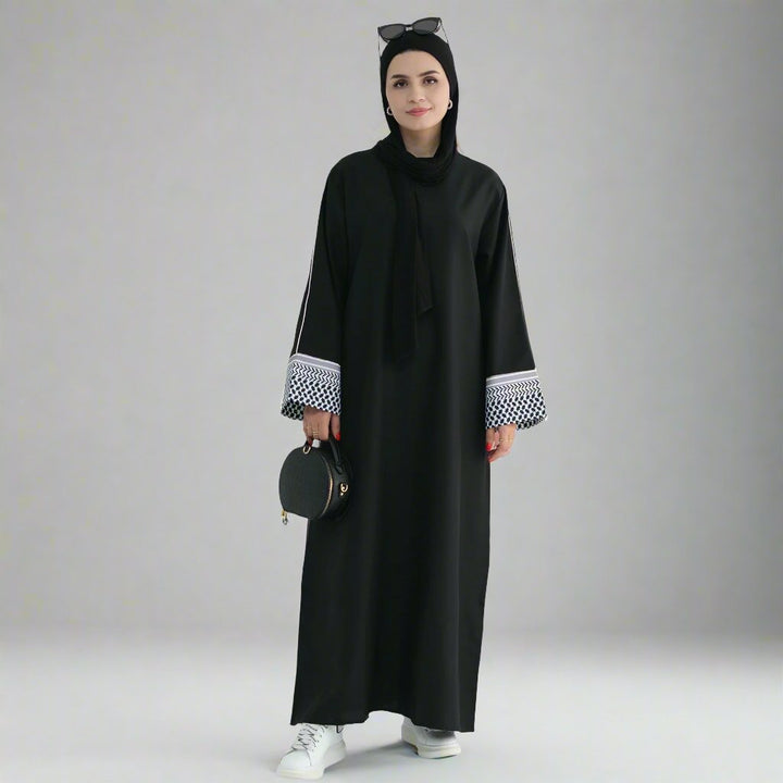 Kufiya Essential Abaya - Black