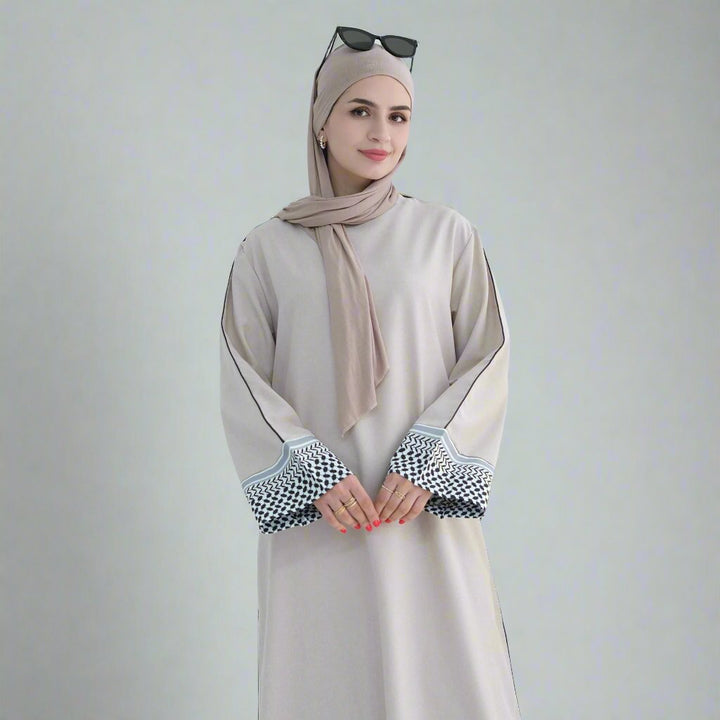 Kufiya Essential Abaya - Beige