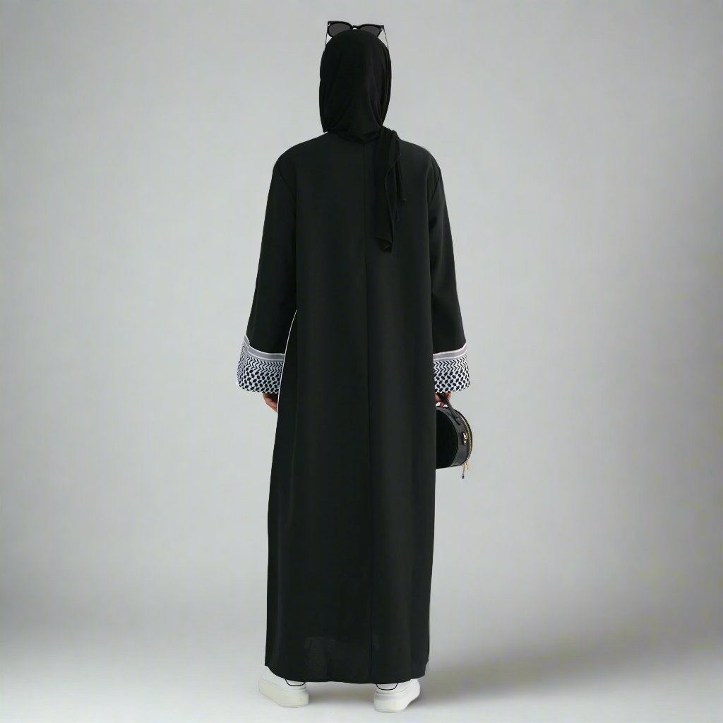 Kufiya Essential Abaya - Black