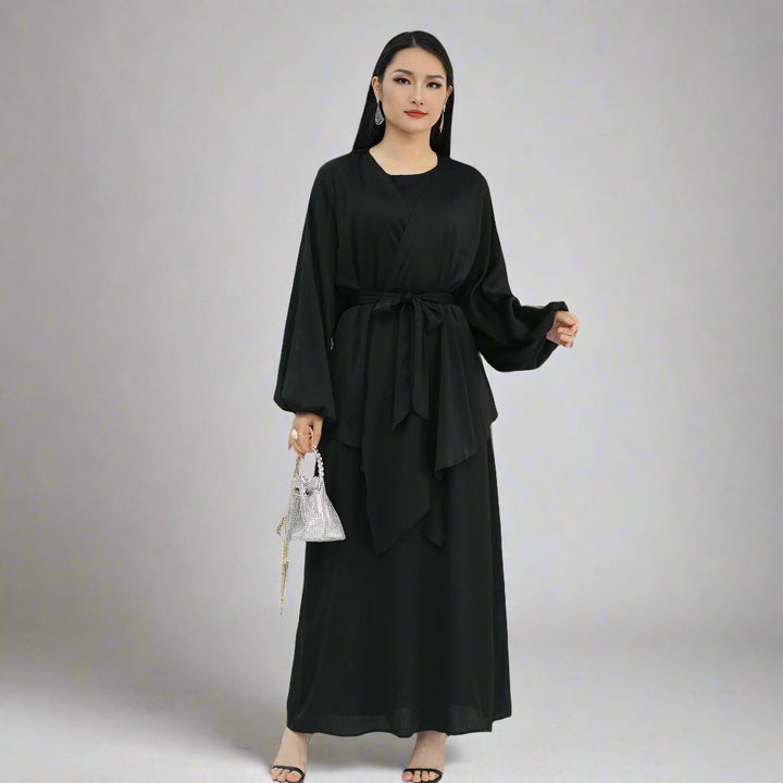 Get trendy with Grace Modest 3-piece Set - Black -  available at Voilee NY. Grab yours for $59.90 today!