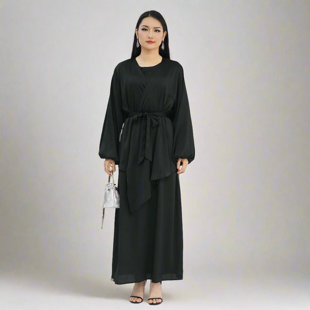 Get trendy with Grace Modest 3-piece Set - Black -  available at Voilee NY. Grab yours for $59.90 today!