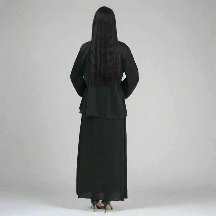 Get trendy with Grace Modest 3-piece Set - Black -  available at Voilee NY. Grab yours for $59.90 today!