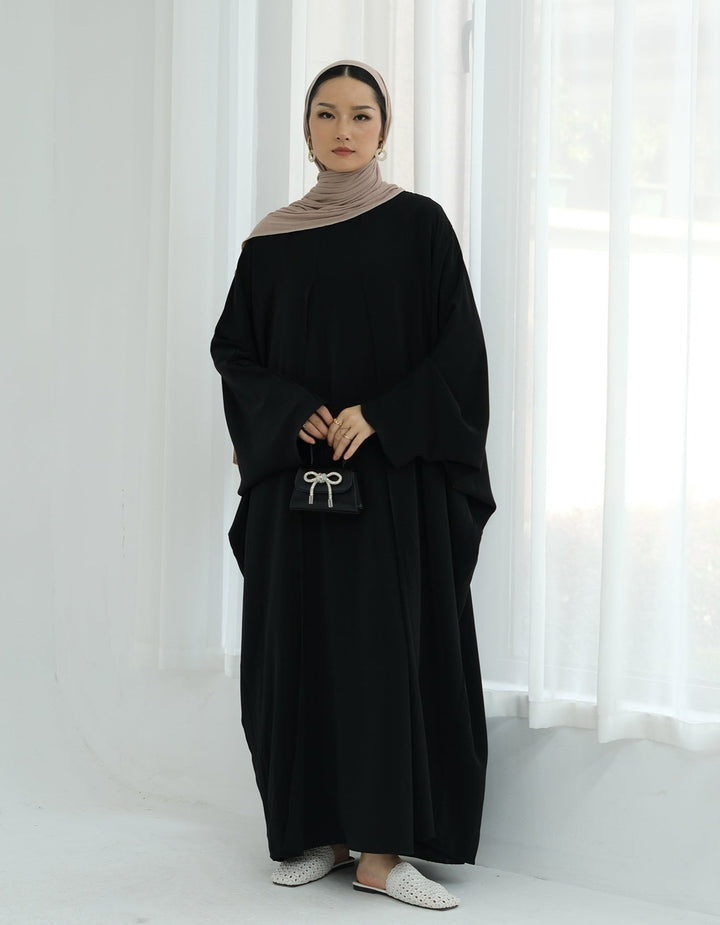 Get trendy with Izzy 2 in 1 Abaya Combo - Black -  available at Voilee NY. Grab yours for $69.90 today!