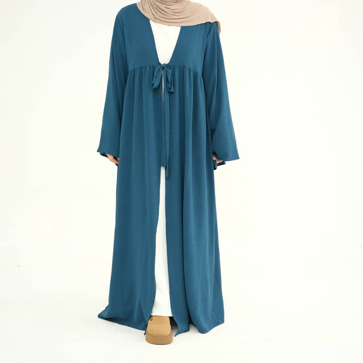 Get trendy with Polly Duster - Teal - Cardigan available at Voilee NY. Grab yours for $44.90 today!