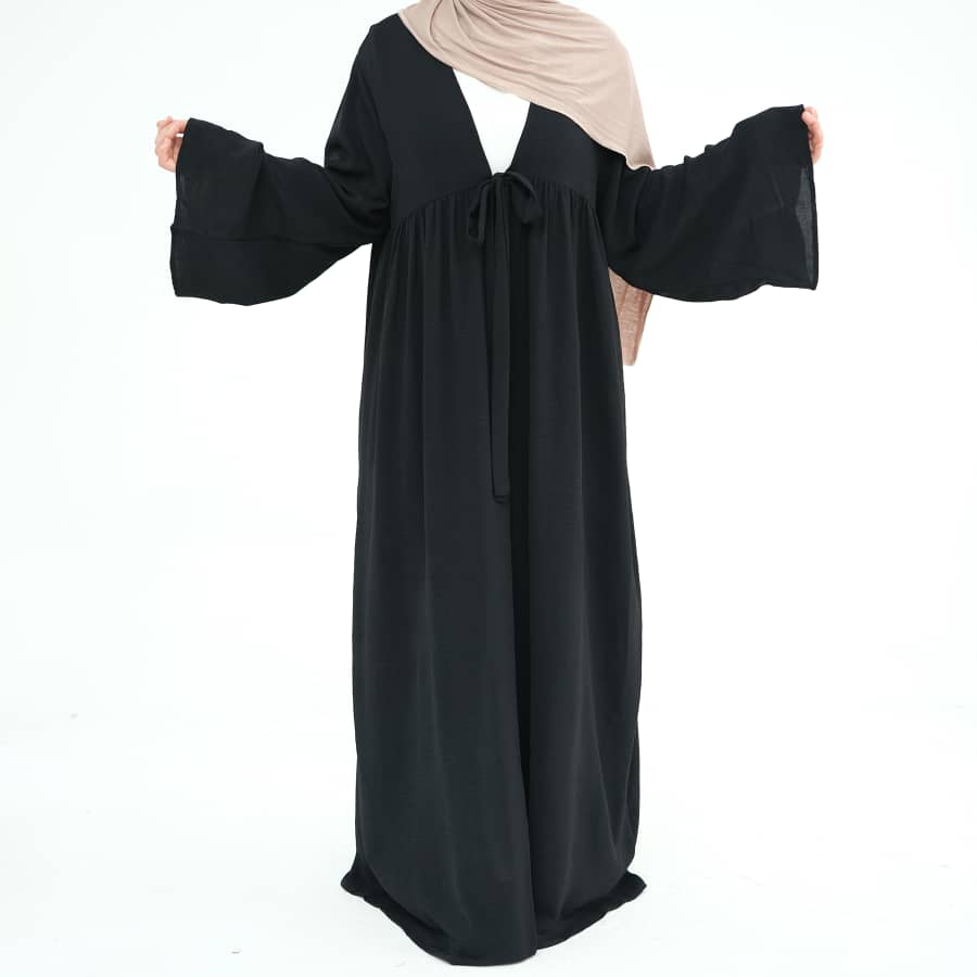 Get trendy with Polly Duster - Black - Cardigan available at Voilee NY. Grab yours for $44.90 today!