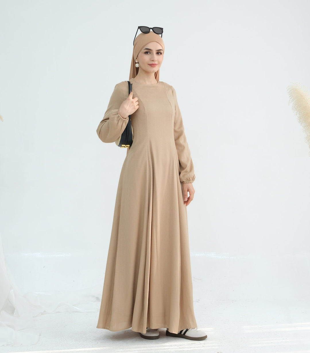 Get trendy with Isabella Maxi Dress - Camel - Dresses available at Voilee NY. Grab yours for $59.90 today!