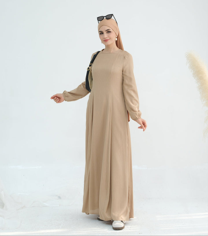 Get trendy with Isabella Maxi Dress - Camel - Dresses available at Voilee NY. Grab yours for $59.90 today!