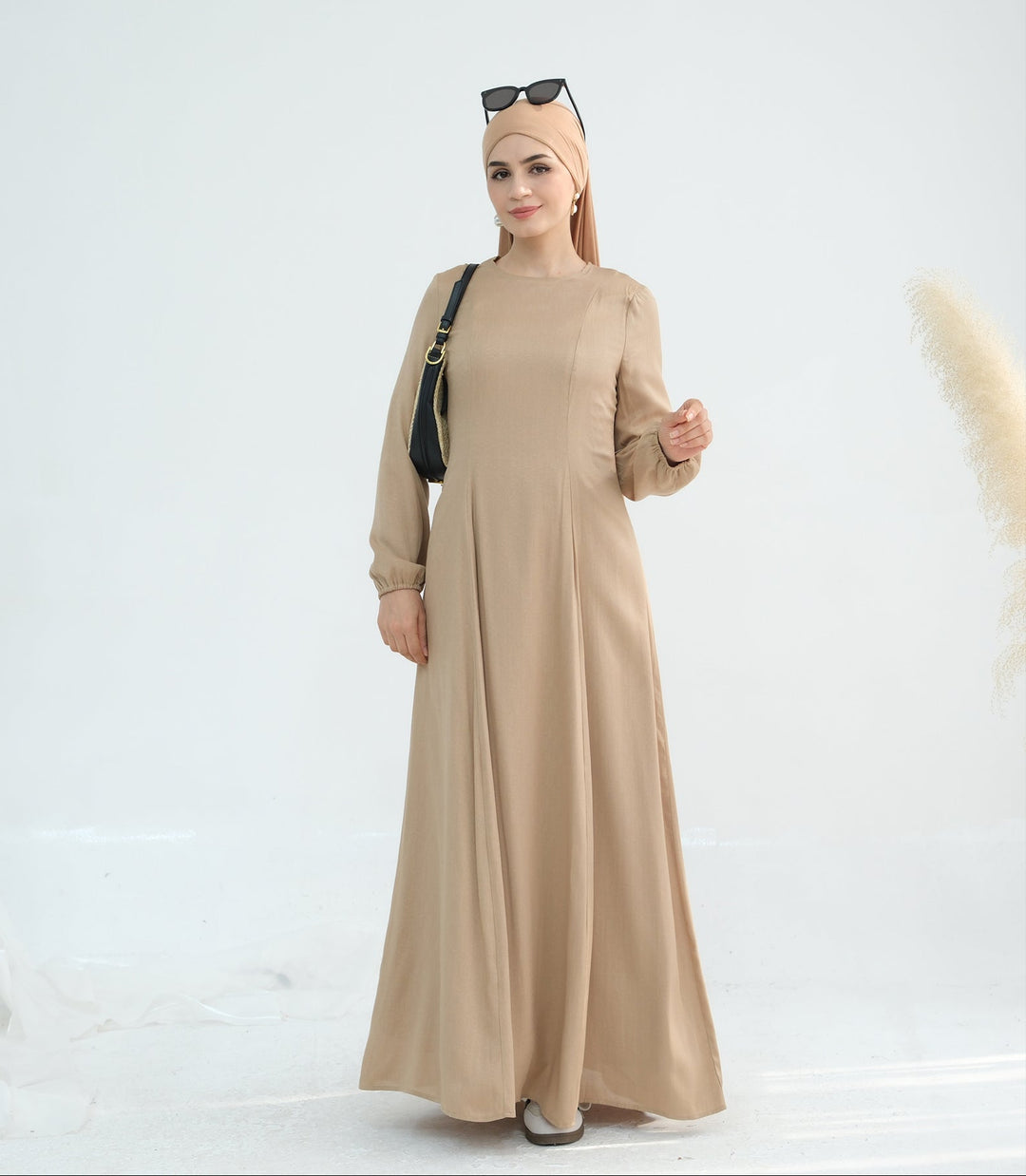 Get trendy with Isabella Maxi Dress - Camel - Dresses available at Voilee NY. Grab yours for $59.90 today!