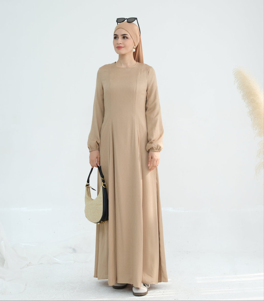 Get trendy with Isabella Maxi Dress - Camel - Dresses available at Voilee NY. Grab yours for $59.90 today!