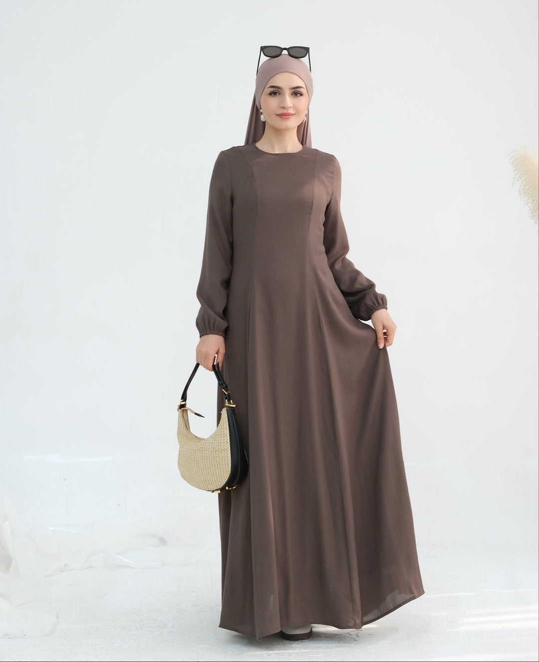 Get trendy with Isabella Maxi Dress - Brown - Dresses available at Voilee NY. Grab yours for $59.90 today!