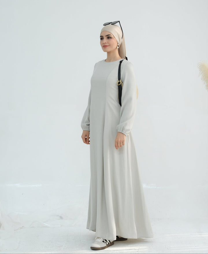 Get trendy with Isabella Maxi Dress - Dove Gray - Dresses available at Voilee NY. Grab yours for $59.90 today!