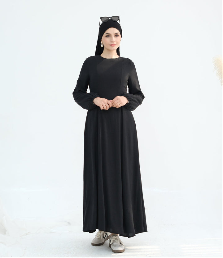 Get trendy with Isabella Maxi Dress - Black - Dresses available at Voilee NY. Grab yours for $59.90 today!