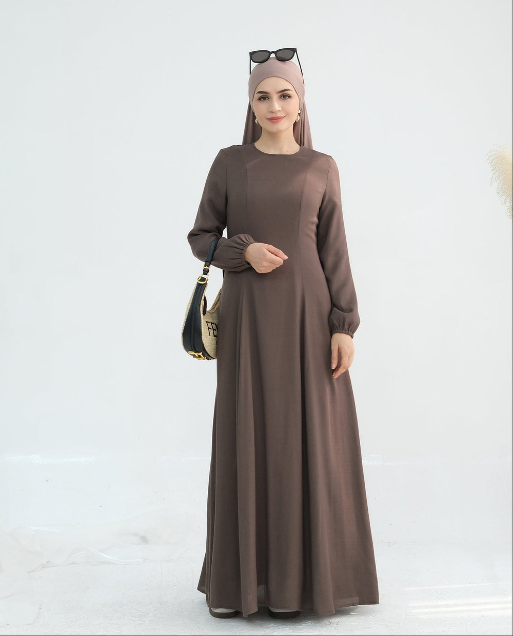 Get trendy with Isabella Maxi Dress - Brown - Dresses available at Voilee NY. Grab yours for $59.90 today!