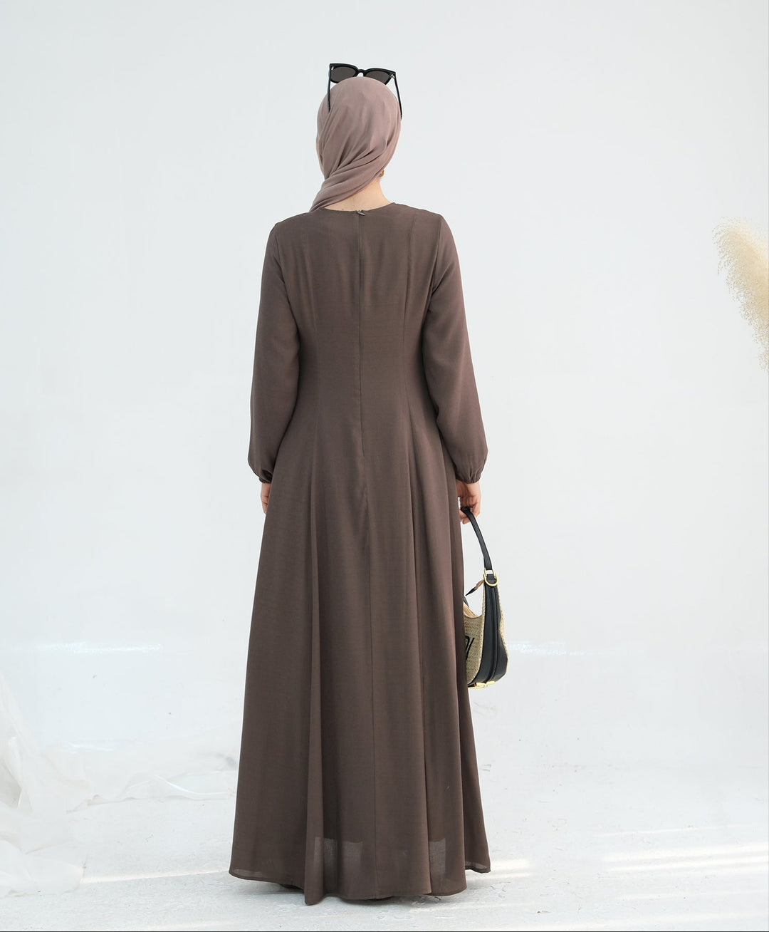 Get trendy with Isabella Maxi Dress - Brown - Dresses available at Voilee NY. Grab yours for $59.90 today!