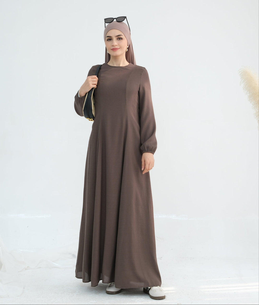 Get trendy with Isabella Maxi Dress - Brown - Dresses available at Voilee NY. Grab yours for $59.90 today!