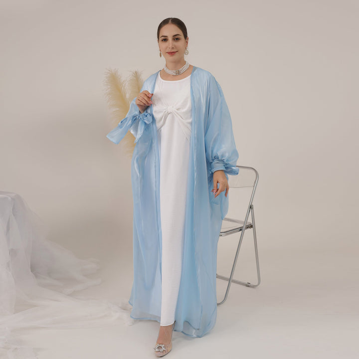 Najm Abaya Set - Blue Dresses from Voilee NY