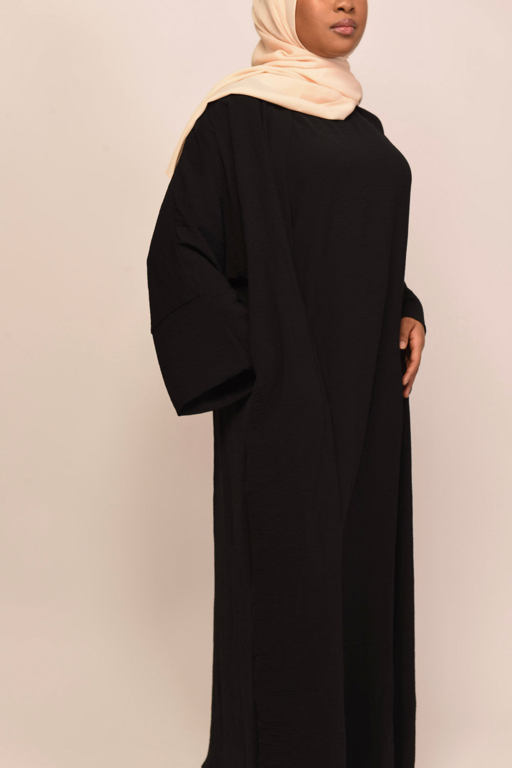 Get trendy with Lea 2-Piece Abaya Set - Black (As Is) -  available at Voilee NY. Grab yours for $54.90 today!