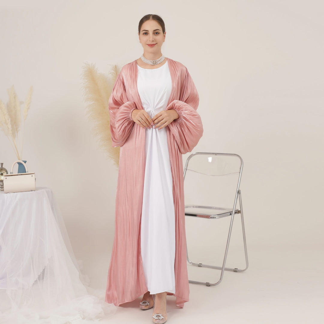 Meena Abaya Set - Pink Coral Dresses from Voilee NY
