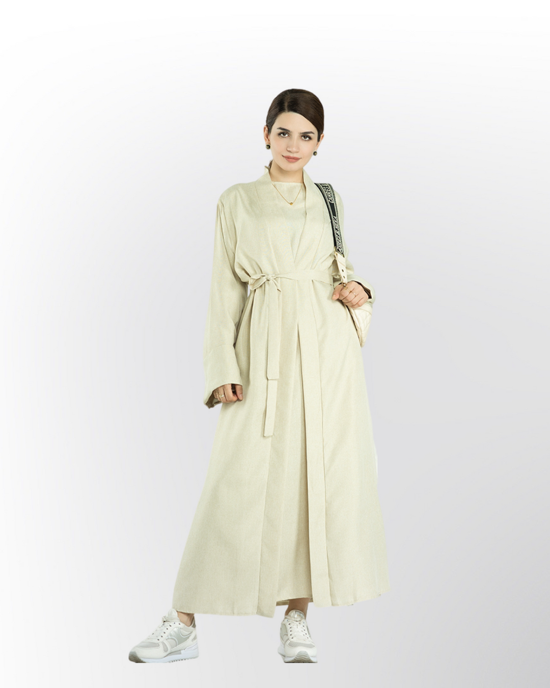 Get trendy with Elora Linen Set - Cream - Dresses available at Voilee NY. Grab yours for $99.90 today!