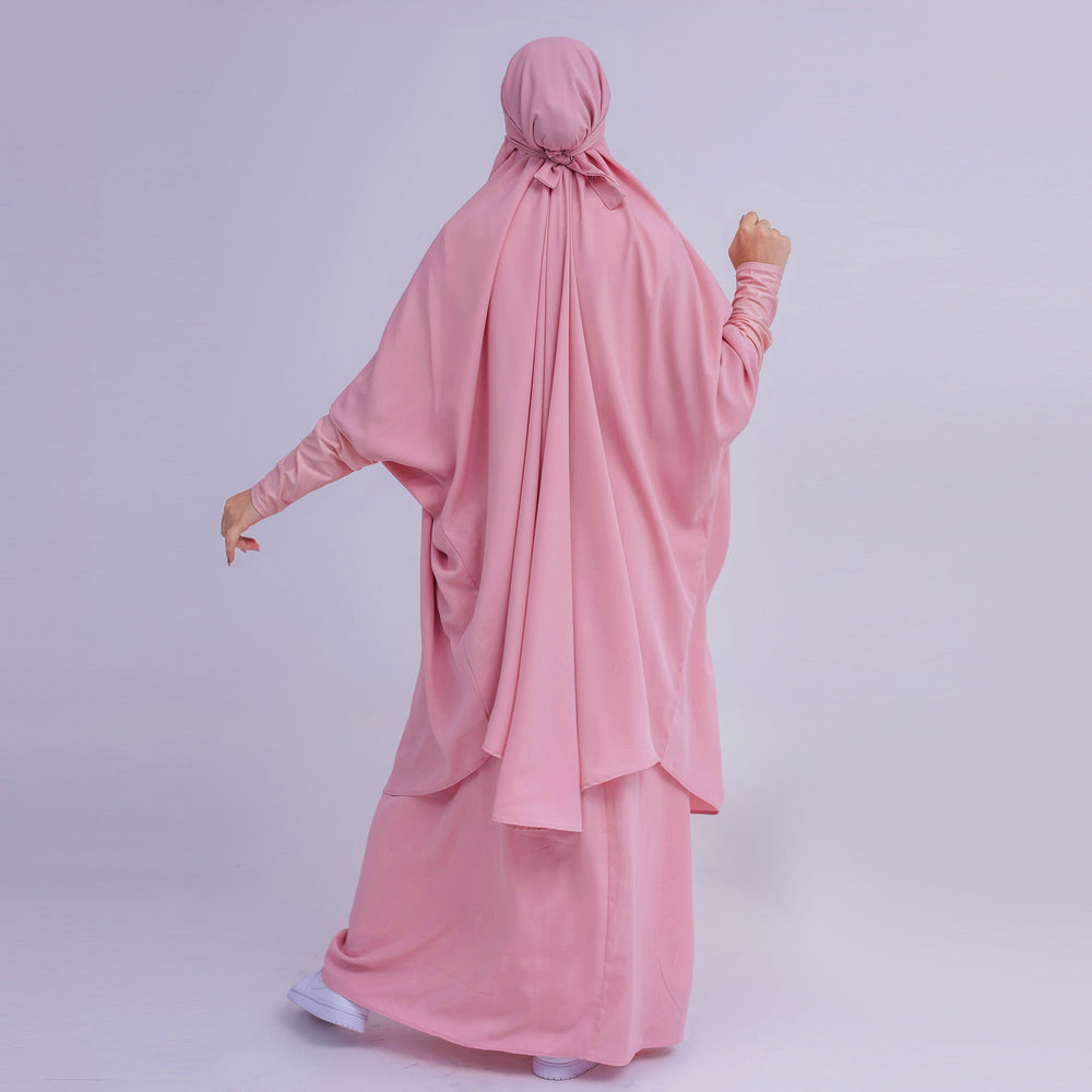 2-piece Amira Jilbab - pink Skirts from Voilee NY