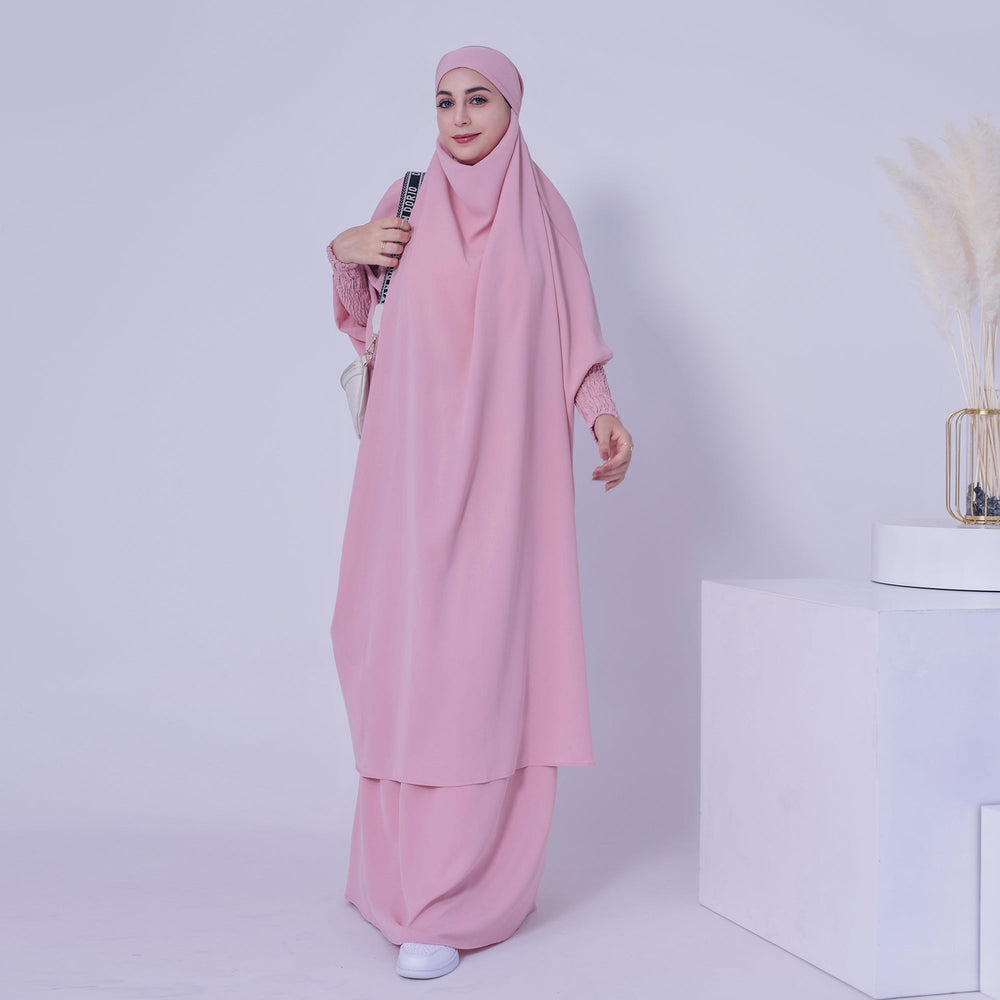 Haya Jilbab Set - Pink Skirts from Voilee NY