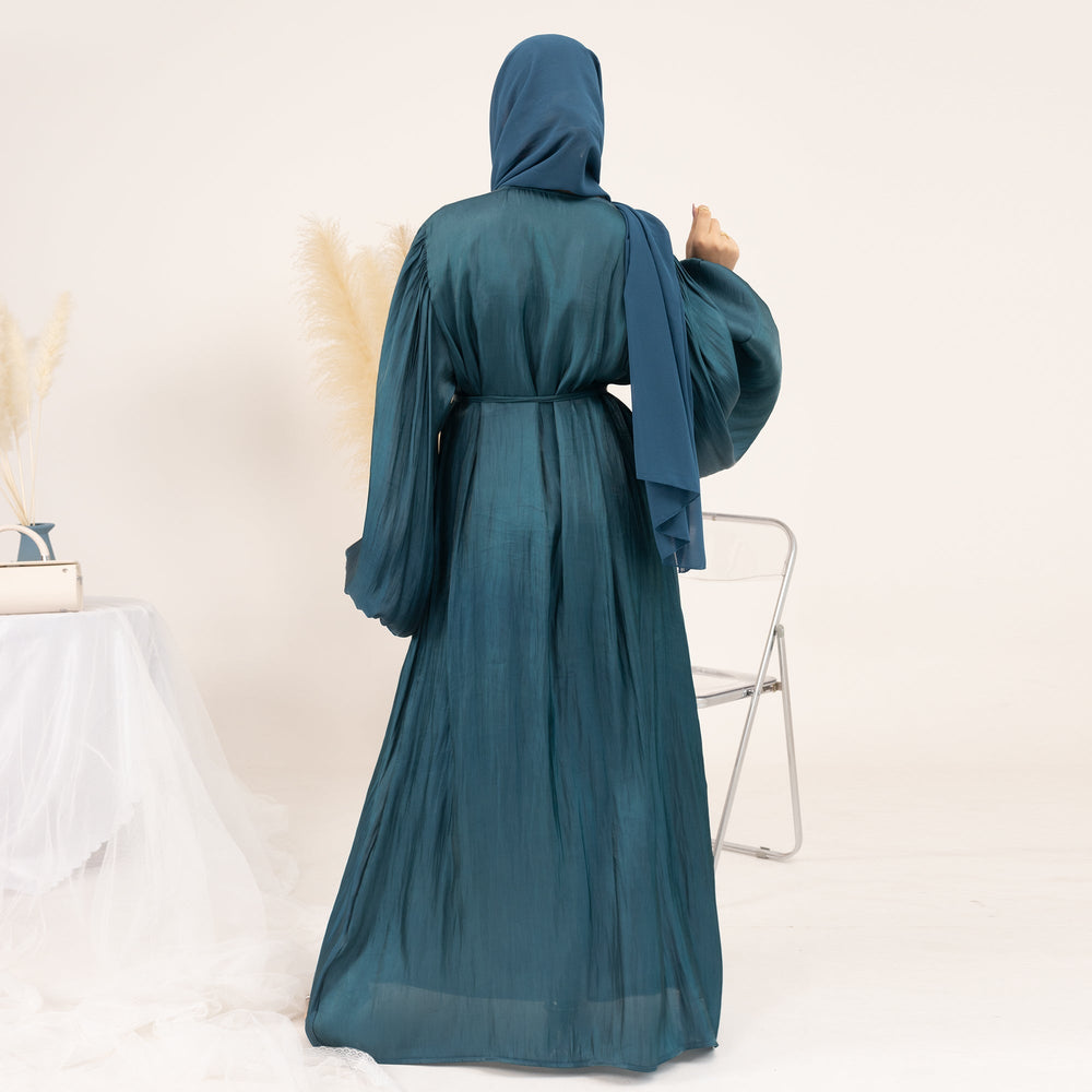 Meena Abaya Set - Teal Dresses from Voilee NY