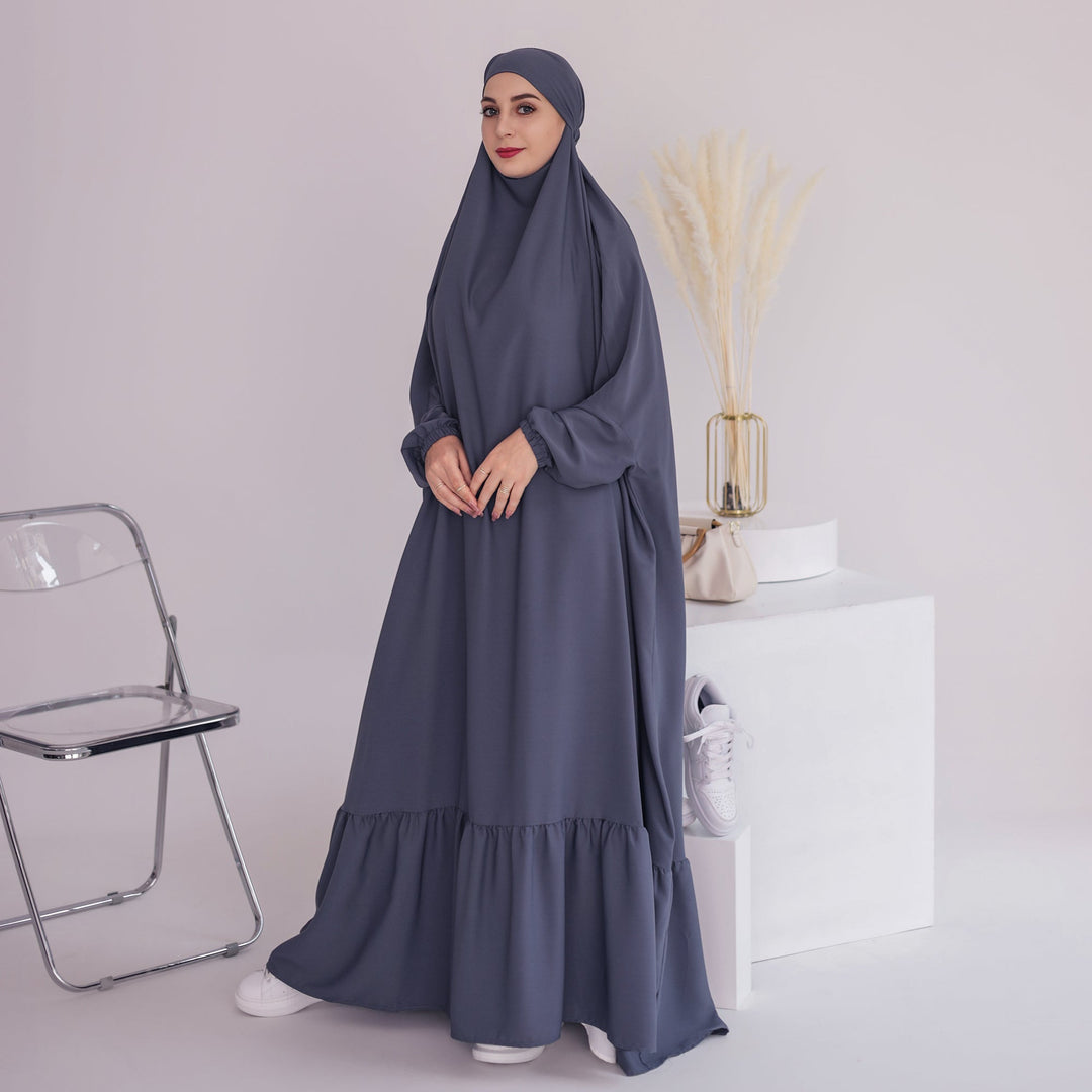 Anissa Jilbab - Gray Dresses from Voilee NY