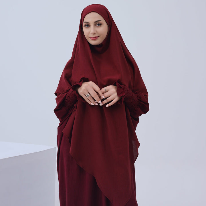 Get trendy with Amaya Set - Wine - Dresses available at Voilee NY. Grab yours for $70 today!