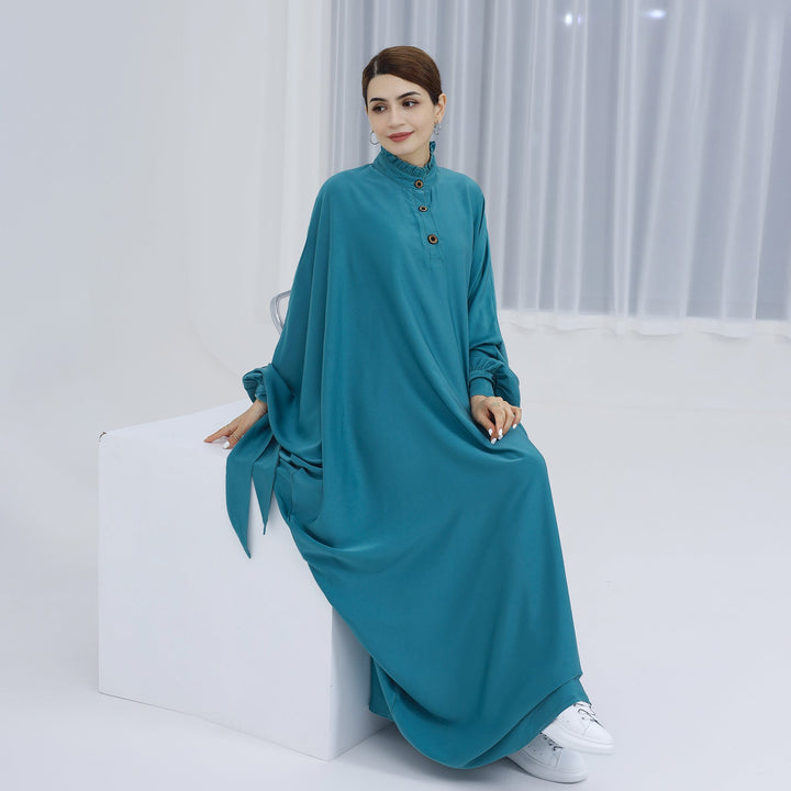 Get trendy with Nora Abaya - Duck Blue - Dresses available at Voilee NY. Grab yours for $60 today!