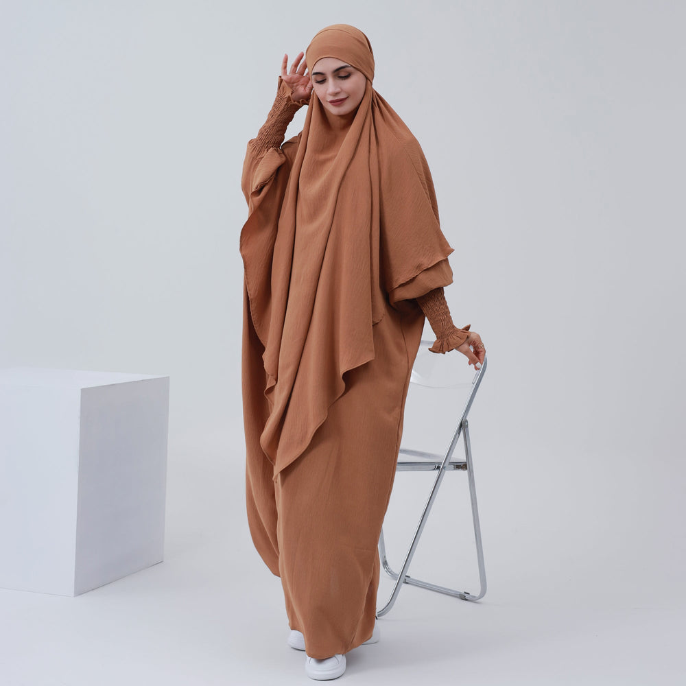 Get trendy with Amaya Set - Camel - Dresses available at Voilee NY. Grab yours for $70 today!