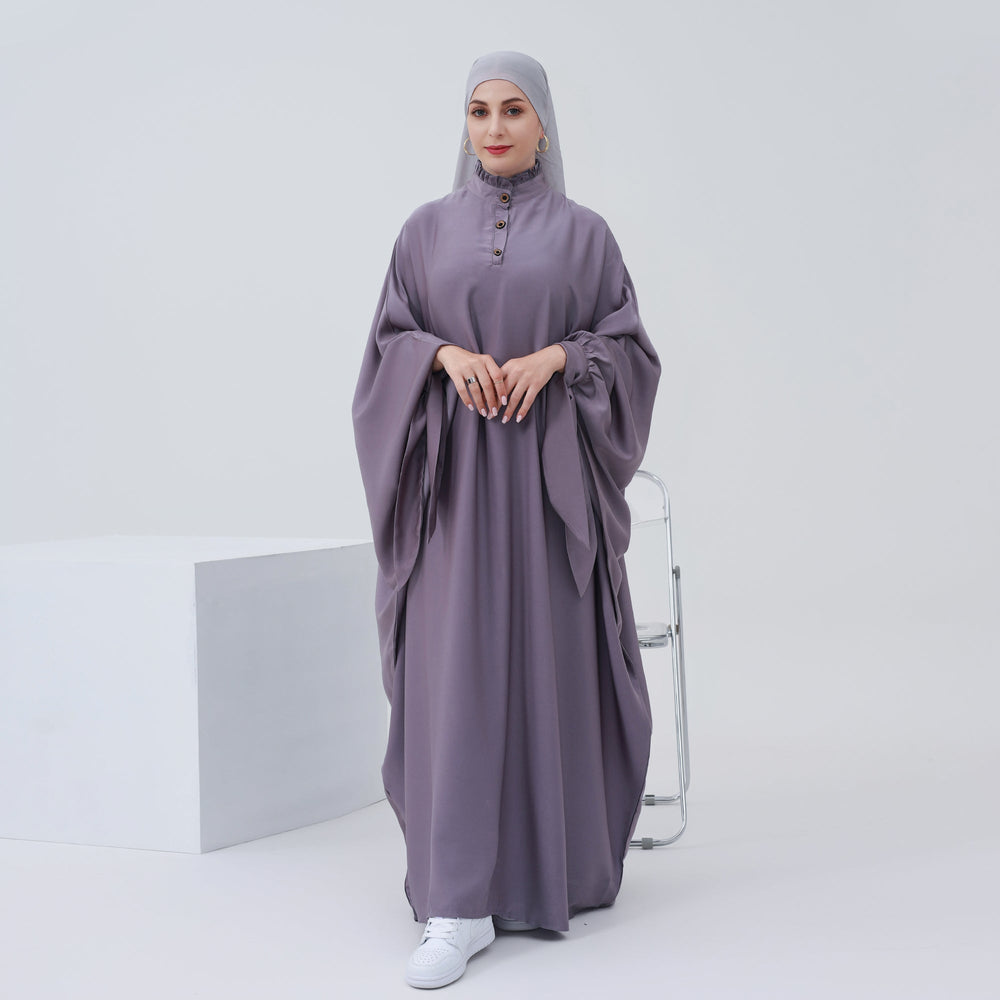 Get trendy with Nora Abaya - Purple Gray - Dresses available at Voilee NY. Grab yours for $60 today!