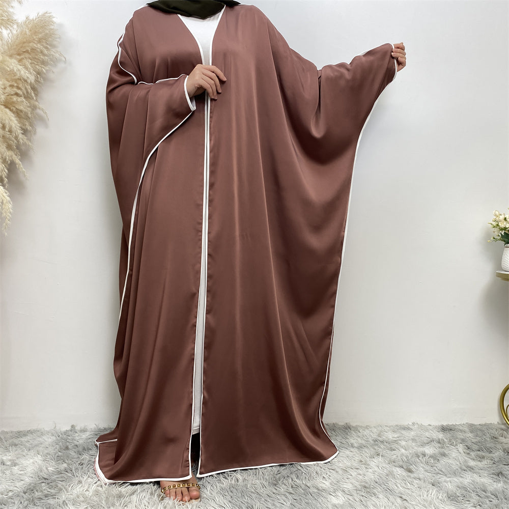 Bisht 2-piece Abaya Set - Brick Dresses from Voilee NY